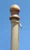 Wood Banner Pole