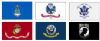 U.S. Armed Forces & Single Reverse POW-MIA Flag