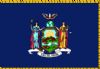 Fringed New York State Flag