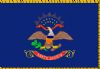 North Dakota fringed flag