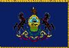 Fringed Pennsylvania state flag