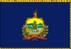 Vermont State Flag fringed