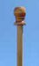 Wood Flag Pole