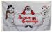 Santa & Snowmen Flag