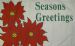 Seasons Greetings Pointsettias Flag
