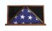 Walnut Rectangle Memorial Flag Display Case