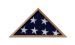 Light Oak Memorial Flag Case