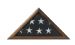 walnut flag display case