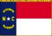 North Carolina Fringed flag