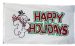 Happy Holidays Flag