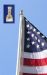 outdoor us flag set spinning pole