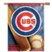 Chicago Cubs Banner Style Flags with Pole Hem