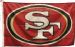 San Francisco 49ers nfl football team flag