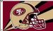 San Francisco 49ers nfl football team flag