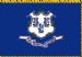 Connecticut fringed flag