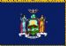 Fringed New York State Flag
