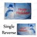 Happy Holidays Snowman flag